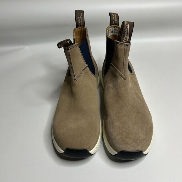 Blundstone 2146 Suede Chelsea Active Boots Sand Navy Mens US 8.5 Womens US 10.5 main image 7